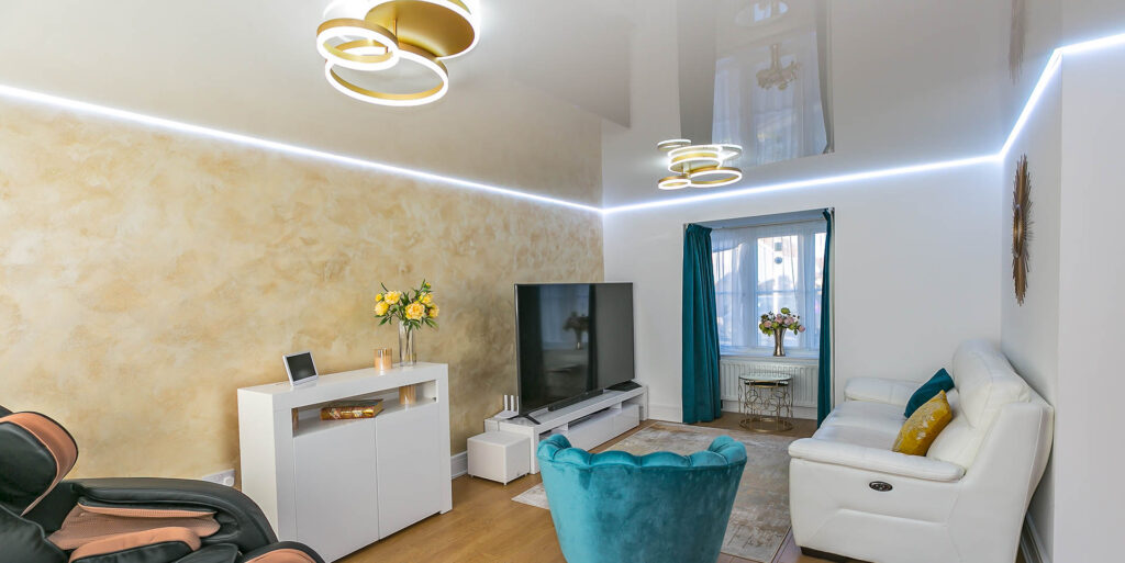 Smart Home room with Smart Lighting